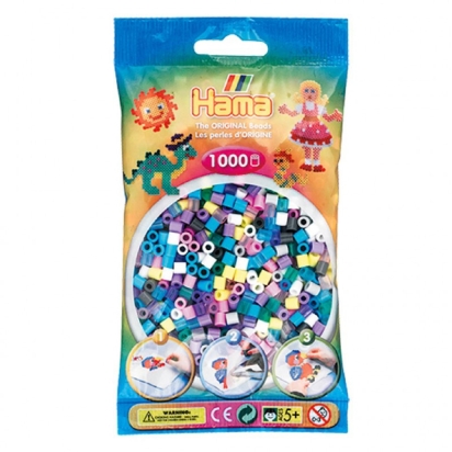 Sac 1000 Perles 6 Couleurs Hama
