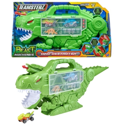 TZ Dino vert avec 4 voitures