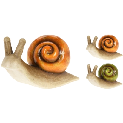 Escargot céramique 22x11x13cm