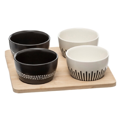 Service apéritif Ethnique 5 pièces plate