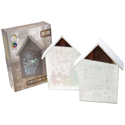 Déco Maison Mirroir 20 Led 25Cm