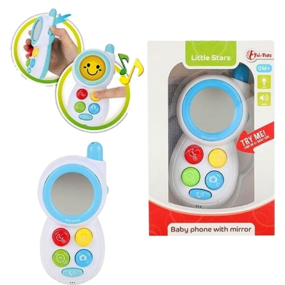 Téléphone bébé avec miroir