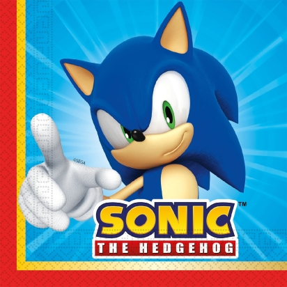 Sonic Speed Serviettes en papier FSC