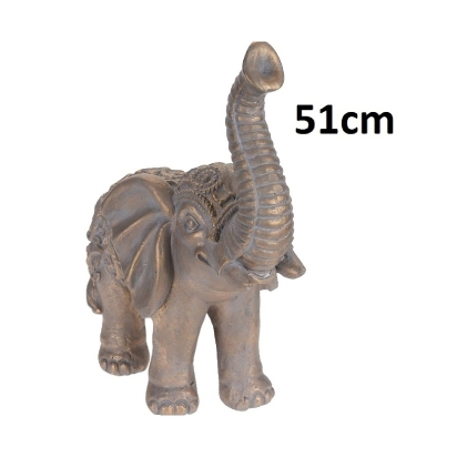 Statue Eléphant 43X23.5X51Cm