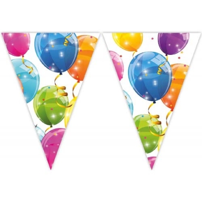 Sparkling Balloons Bannière de drapeaux