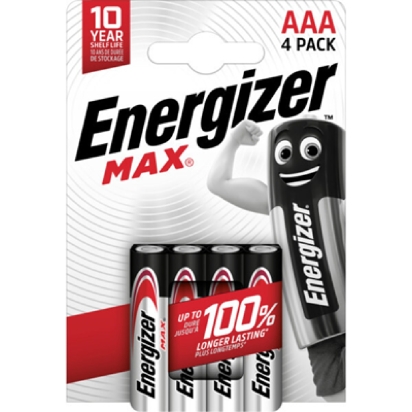 Piles Energizer MAX AAA/LR03