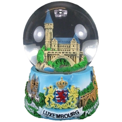Boule à neige luxembourg lumineuse