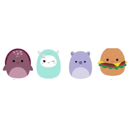 SQMM - Pack de 4 peluches