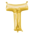 Ballon Foil Minishape Lettre "T" Or A05