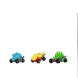TZ Pack de 3 voitures monstre