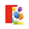 Sparkling Balloons Invitations