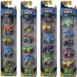 TZ Pack de 5 voitures monstre