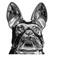 Bulldog Déco En Argent 22 Cm