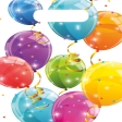 Sparkling Balloons Sac de fête plastique