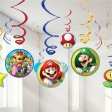 12 Deko-Spiralen Super Mario Folie / Pap
