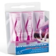 Set 3 fontaines de glace flamme rose