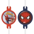 4 Pailles en papier Spiderman