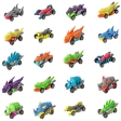TZ Pack de 5 voitures monstre