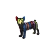 Statue déco chien h50cm