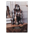 Statue Gorille Doré argenté 45cm