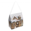 Boîte Sac Chalet Noël 25X12X25Cm