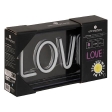 Néon LED à poser Love 23 x 4 x 12,5 cm r