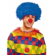 Perruque Cheveux bouclés bleus 80 g