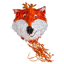 Pinata à ficelles Renard & Marmotte en p