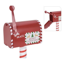 Boîte Aux Lettres Noël Métal