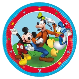 Mickey Rock the House Assiettes en papie
