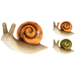 Escargot céramique 22x11x13cm