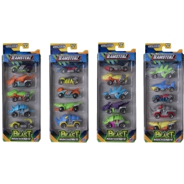 TZ Pack de 5 voitures monstre