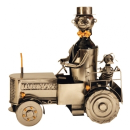 Porte-Bouteille Métal Tracteur