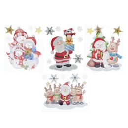 Sticker fenêtre Noel 28x34cm