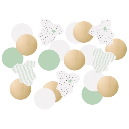 Confetti papier/foil Hello Baby 14 gr